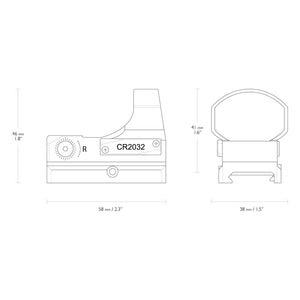 Kolimatorius Hawke Reflex Sight Wide View