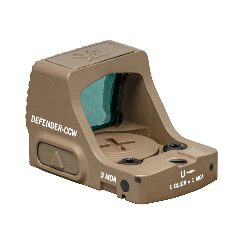 Kolimatorius Vortex Defender-CCW 3 MOA Tan