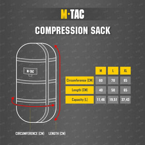 Kompresinis maišas miegmaišiui M-Tac