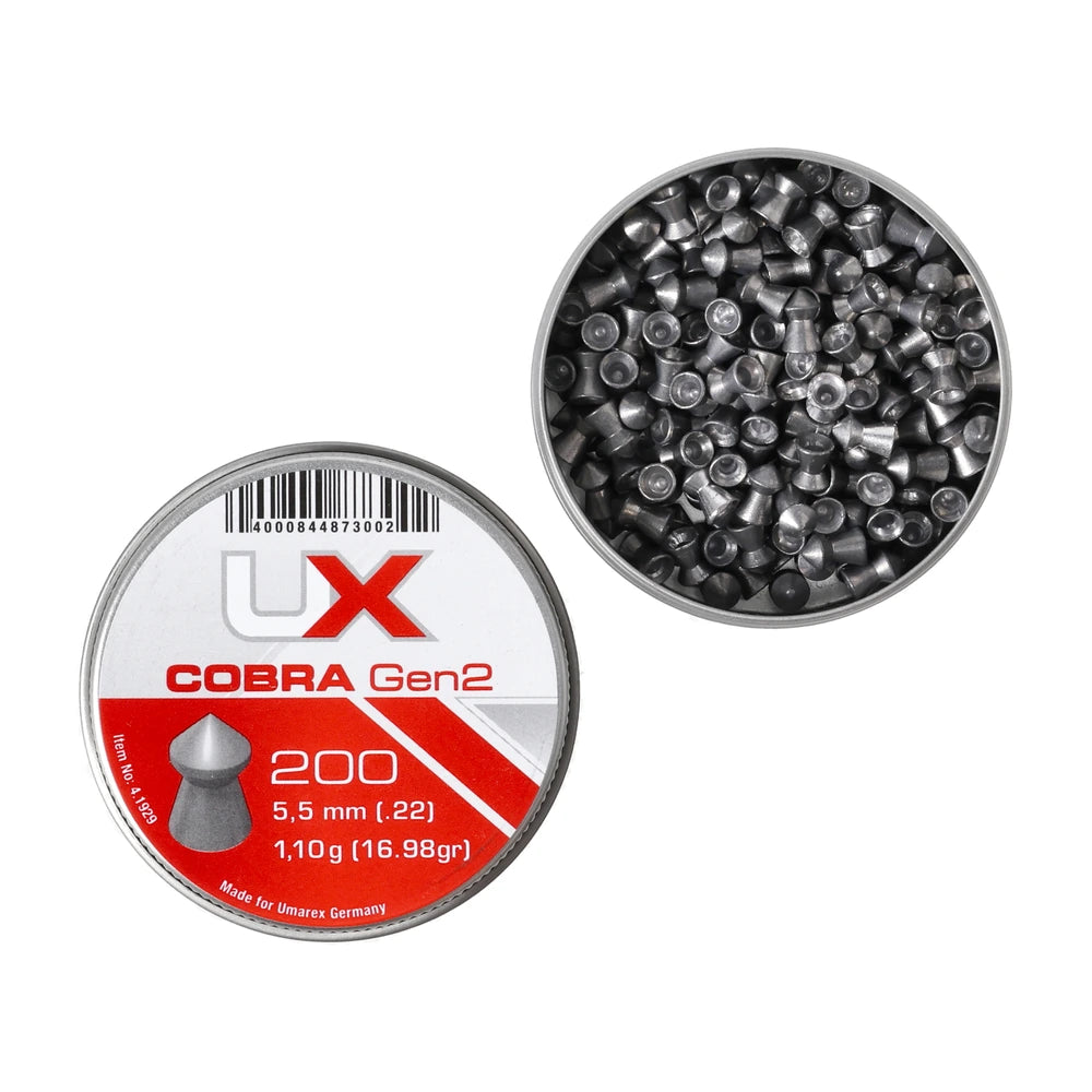 Kulkelės pneumatiniams ginklams UX Cobra Gen2. 5,5 mm 200vnt.