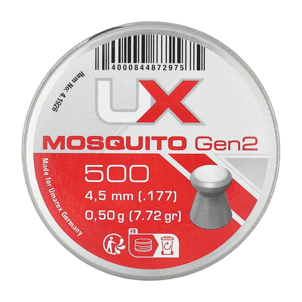 Kulkelės pneumatiniams ginklams UX Mosquito Gen.2 4,5 mm 500vnt.