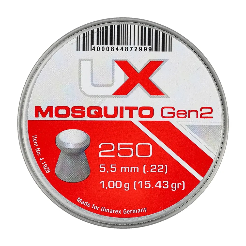 Kulkelės pneumatiniams ginklams UX Mosquito Gen 2. 5,5 mm 250vnt.
