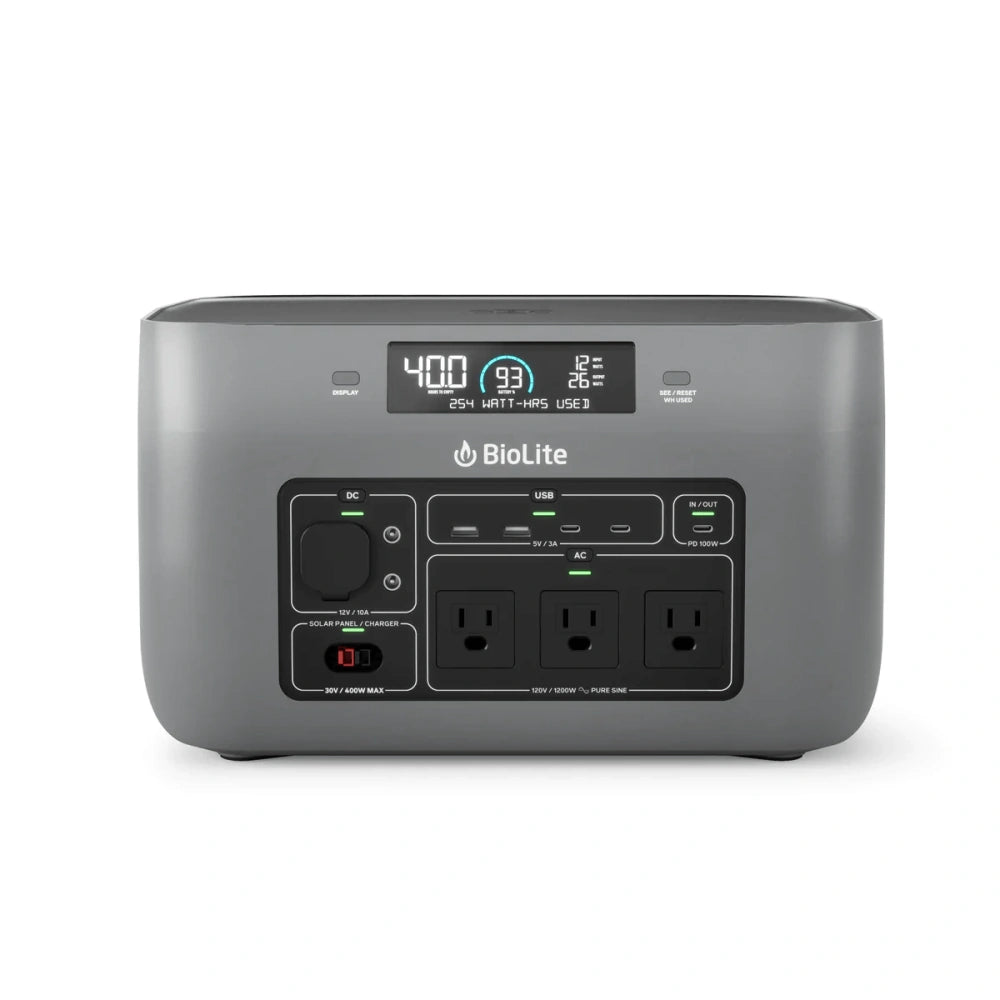 Maitinimo stotis BioLite BaseCharge 1500