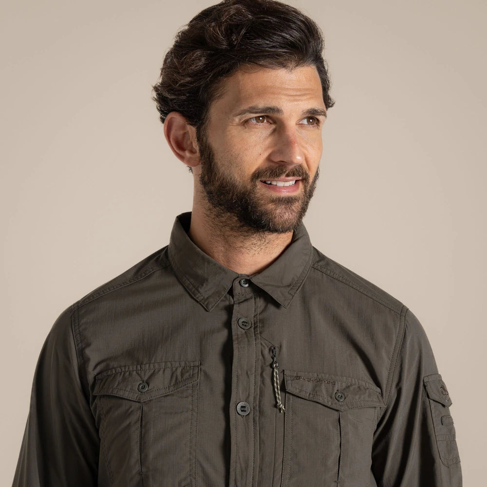 Marškiniai Craghoppers NosiLife Adventure Shirt III, su apsauga nuo uodų