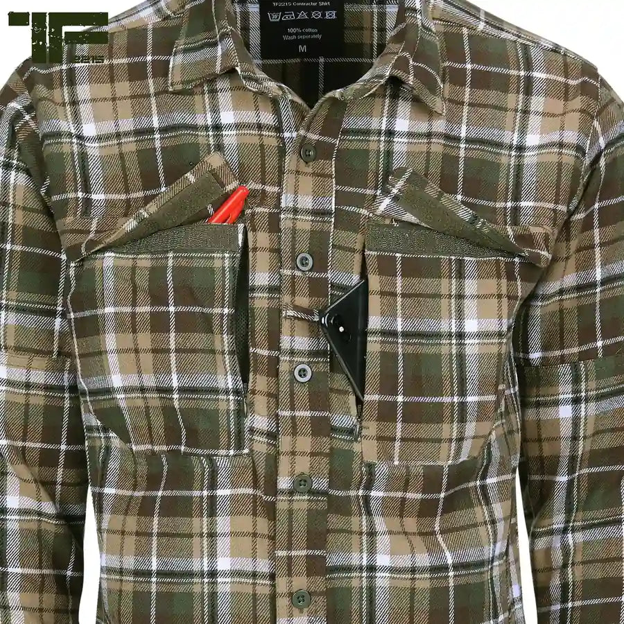 Marškiniai TF-2215 Flannel Contractor