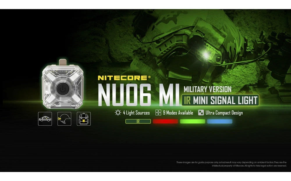 Nitecore NU06 MI mini signalinė lempa