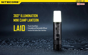 Nitecore LA10 mini žibintuvėlis – 135 liumenų