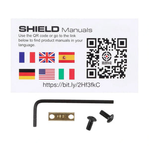 Montavimo plokštelė kolimatoriui Shield Sights SMS/RMS, Glock 17 ir 19 pistoletams