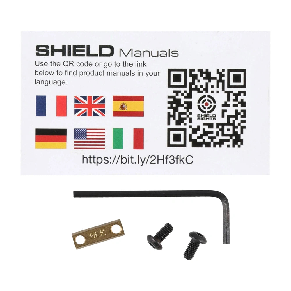 Montavimo plokštelė kolimatoriui Shield Sights, Glock 43 pistoletui