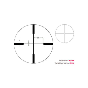Optinis taikiklis Vortex Crossfire II 4-12x44 1'' BDC/V-Plex