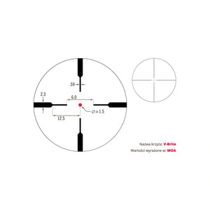 Optinis taikiklis Vortex Crossfire II Hog Hunter 3-12x56 30 mm AO V-Brite