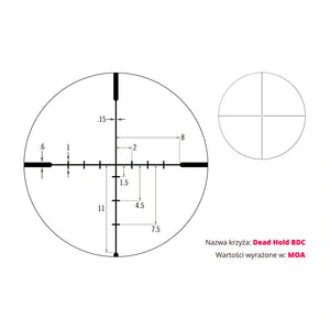 Optinis taikiklis Vortex Diamondback 4-12x40 1'' BDC MOA