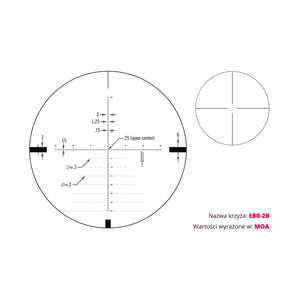 Optinis tiakiklis Vortex Diamondback Tactical 6-24x50 FFP 30 mm AO EBR-2C