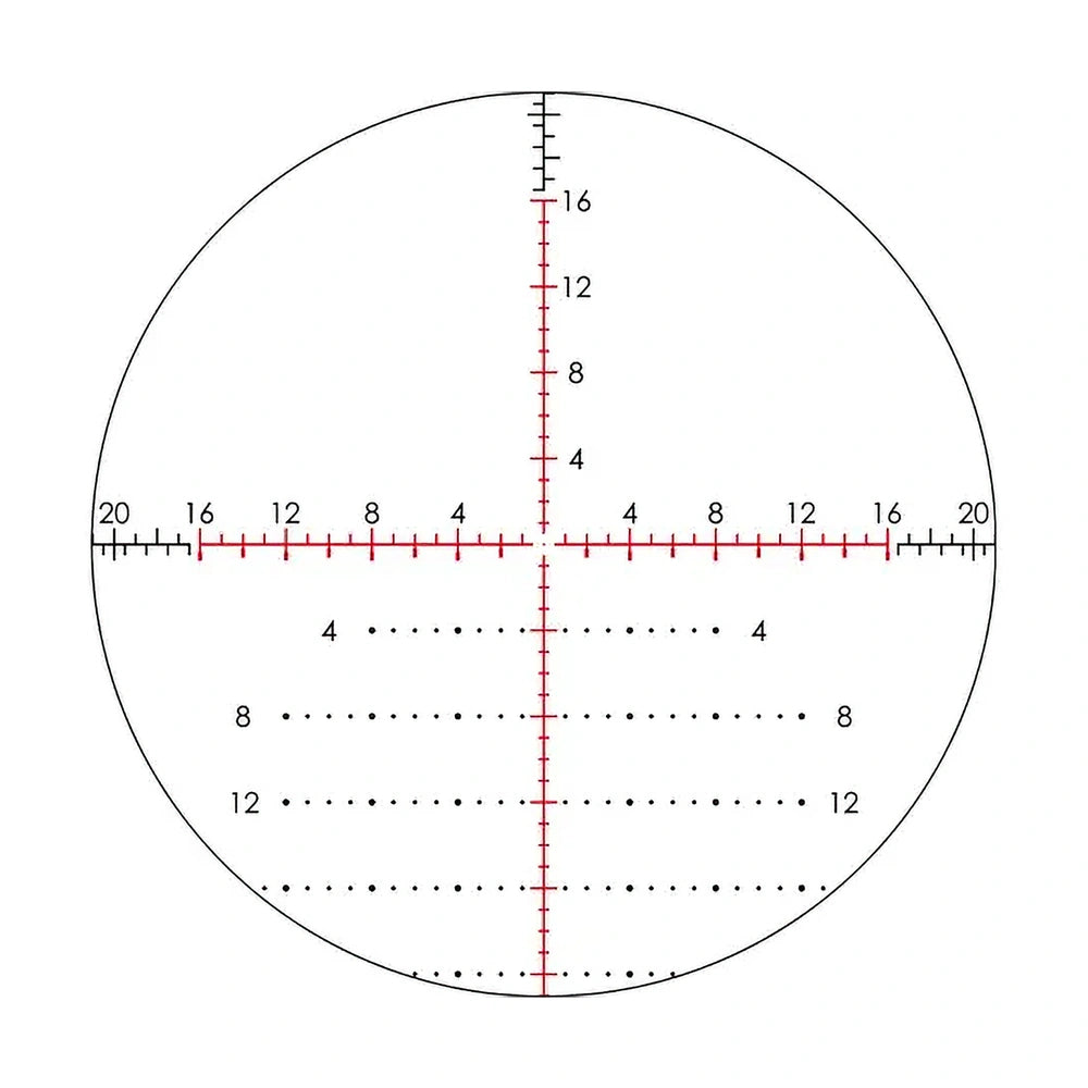 Optinis taikiklis Vortex Razor III HD 4-24x44 FFP 34 mm AO EBR-7D MOA/MRAD