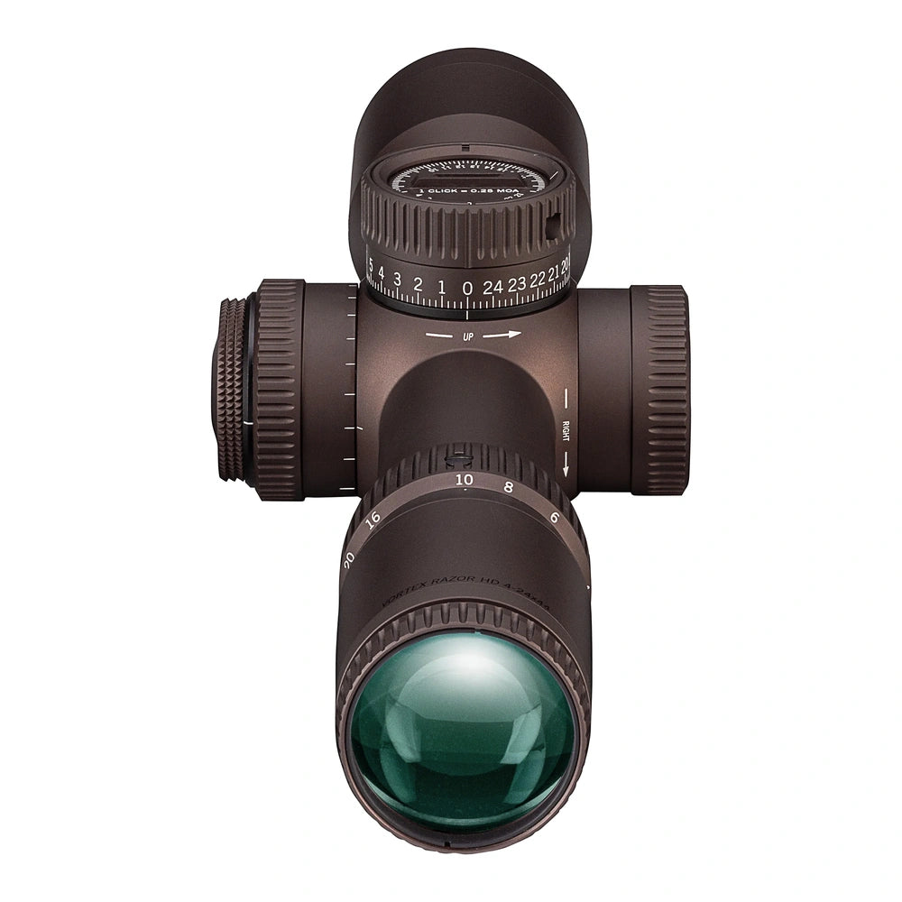 Optinis taikiklis Vortex Razor III HD 4-24x44 FFP 34 mm AO EBR-7D MOA/MRAD