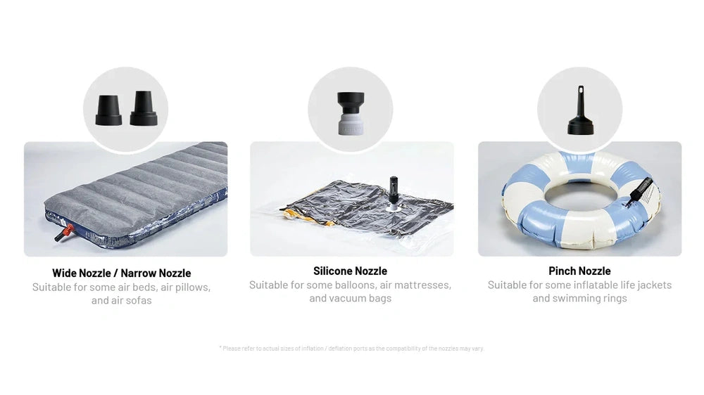 Oro pompa Nitecore AP05C, itin lengva iš anglies pluošto