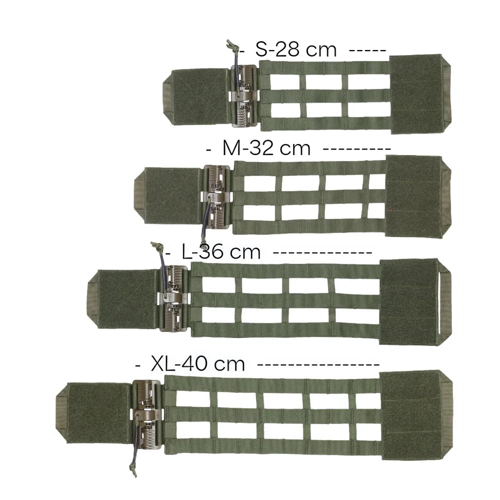 Pakaitiniai šonai seno modelio kariuomenės šarvinei liemenei Matuza-Tactical
