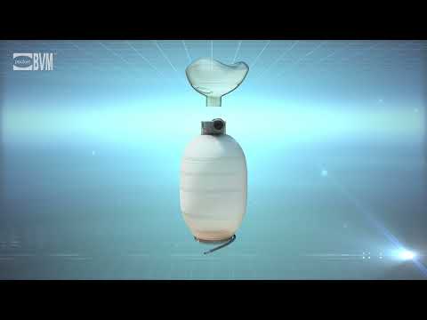 Sudedamas rankinis AMBU ventiliacijos maišas Pocket BVM™