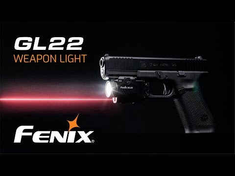 Ginklo žibintuvėlis su lazeriu Fenix GL22, 750lm