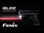 Ginklo žibintuvėlis su lazeriu Fenix GL22, 750lm