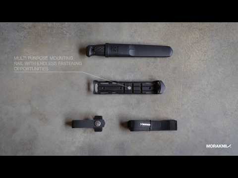 Peilis Morakniv® Garberg Black C Multi-Mount