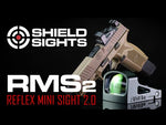 Kolimatorius Shield Sights RMS2 Reflex Mini Sight 2 Glass Edition, 8MOA