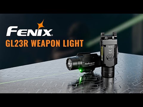Ginklo žibintuvėlis su žaliu lazeriu Fenix GL23R, 1200lm