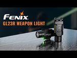 Ginklo žibintuvėlis su žaliu lazeriu Fenix GL23R, 1200lm