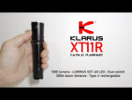 Prožektorius Klarus XT11R, 1300 lm