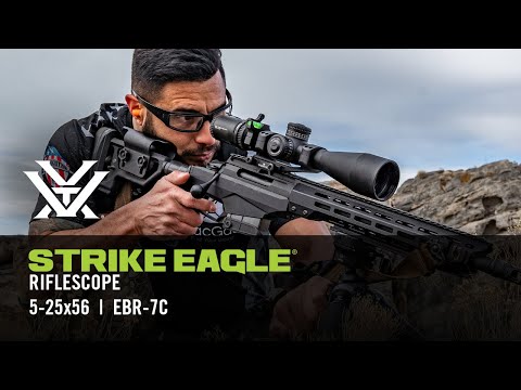 Optinis taikiklis Vortex Strike Eagle 5-25x56 FFP 34 mm AO EBR-7C MOA/MRAD
