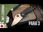 Atlenkiamas peilis Spyderco PARA 3 FRN LIGHTWEIGHT
