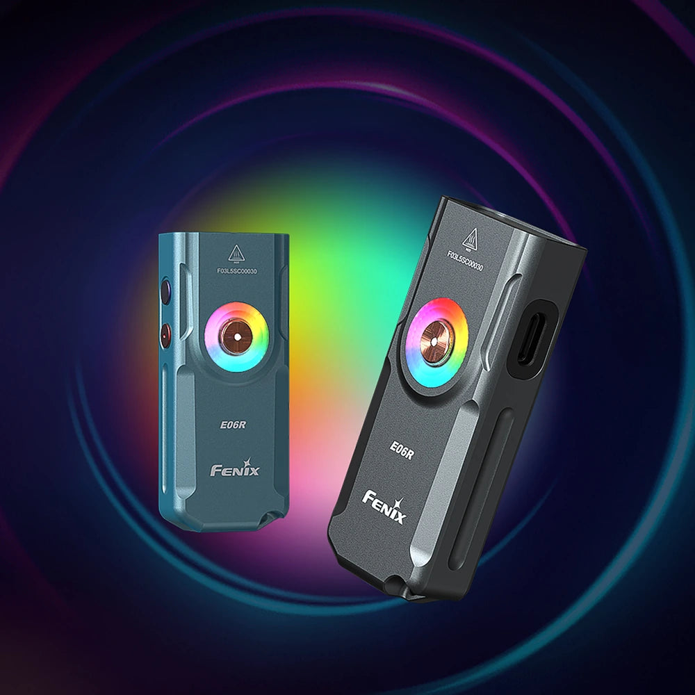 Žibintuvėlis su UV ir lazeriu Fenix E06R, 700lm