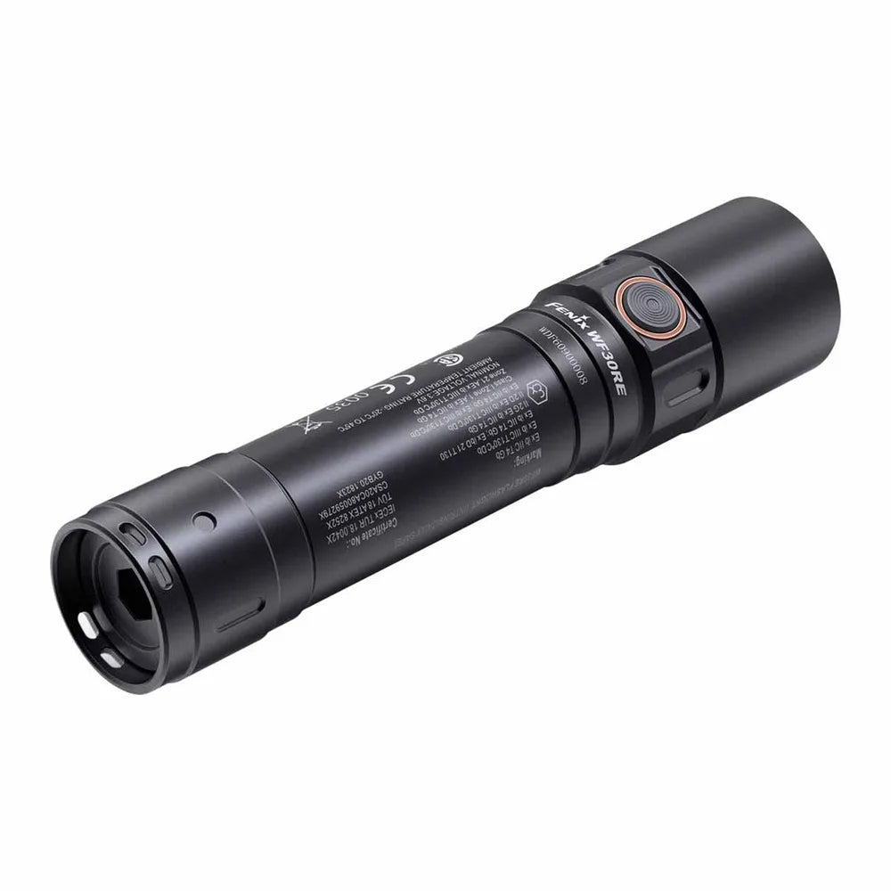 Fenix WF30RE LED žibintuvėlis iš galinės pusės