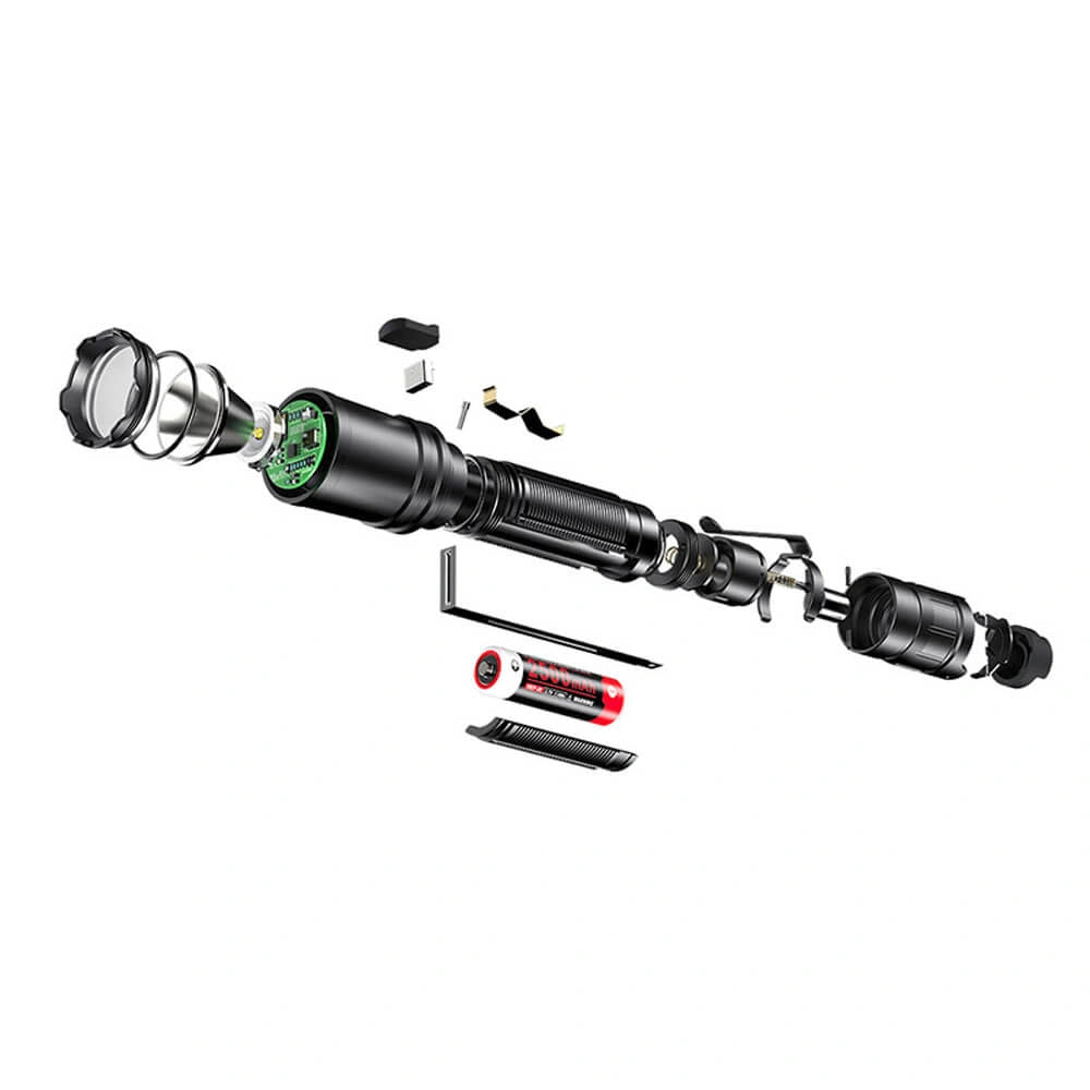 Prožektorius Klarus XT11R, 1300 lm