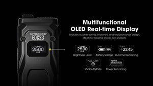 Žibintuvėlis Nitecore EDC23, 2500lm