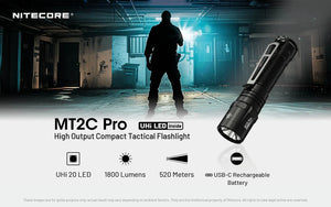 Žibintuvėlis Nitecore MT2C Pro, 1800lm
