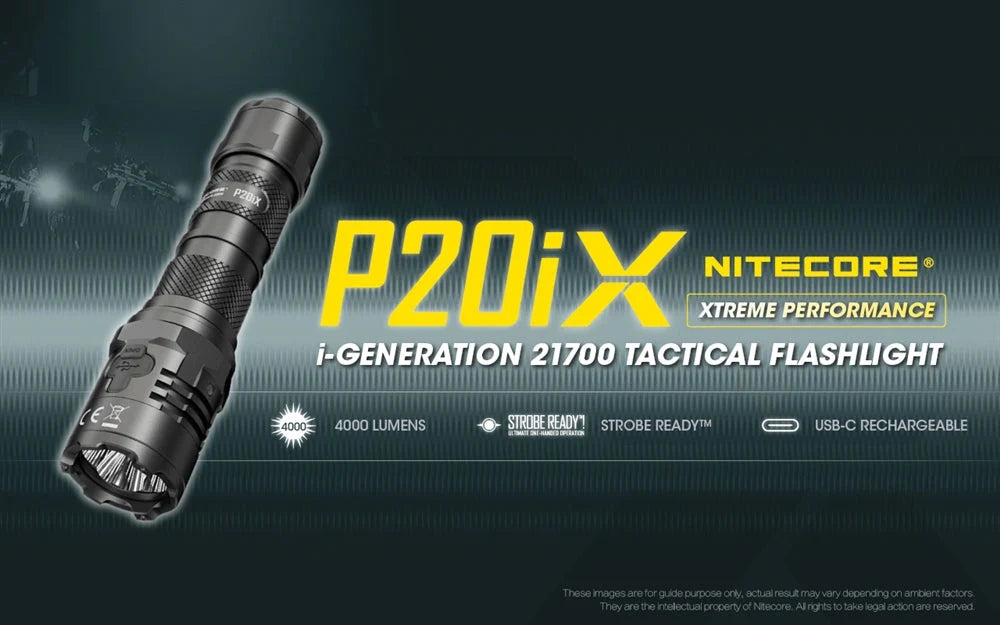 Žibintuvėlis Nitecore P20iX, 4000lm.