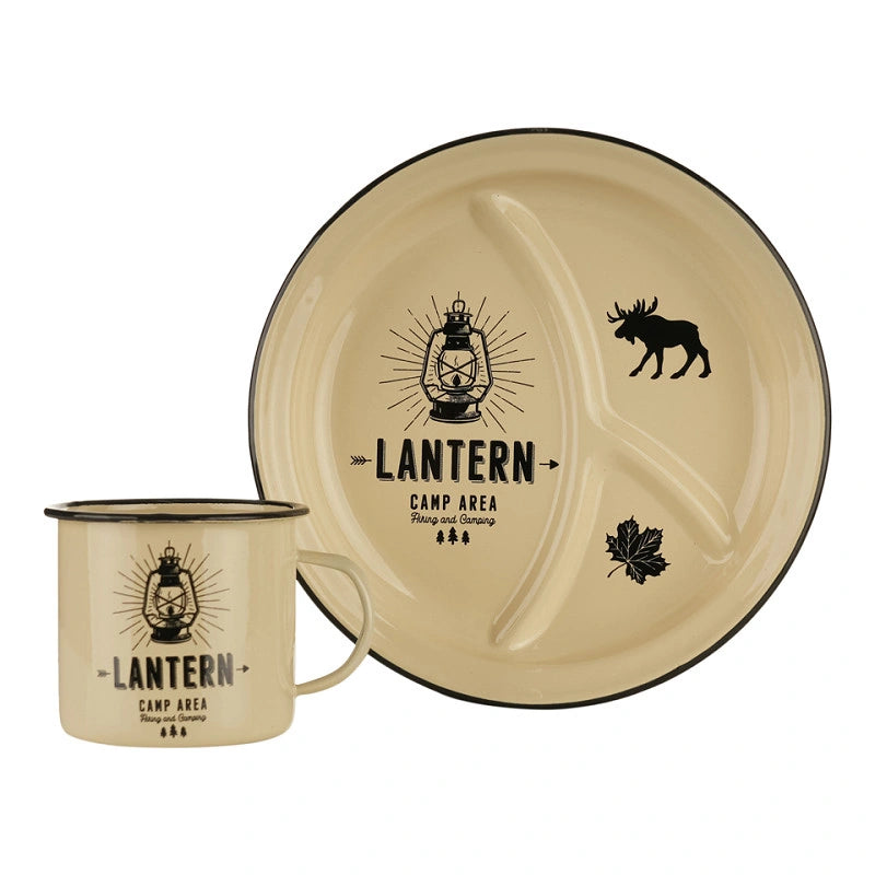 Emaliuota lėkštė Outdoor Lantern