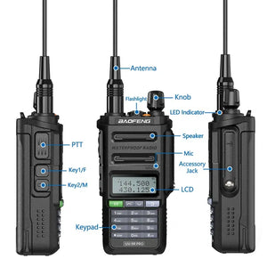 Radijo stotelė Baofeng UV-9R PRO V2