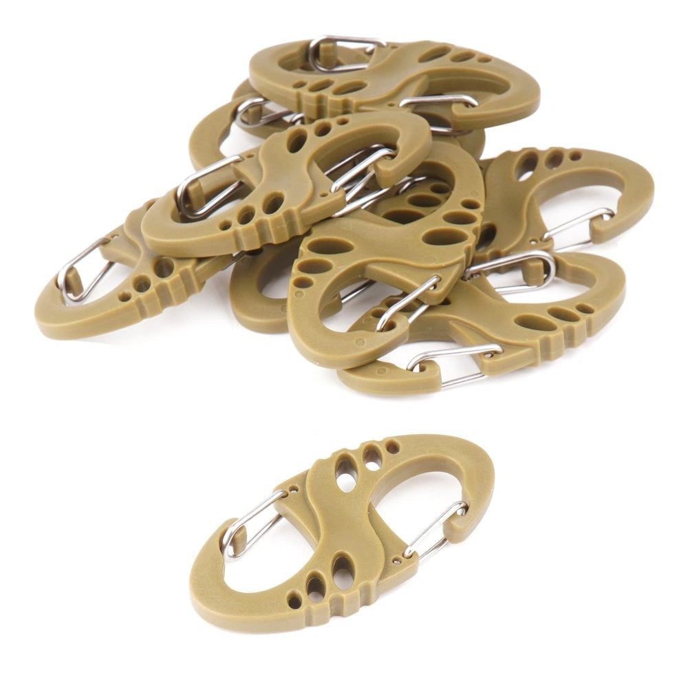Karabinai Mil-Tec S-hook, 10vnt.