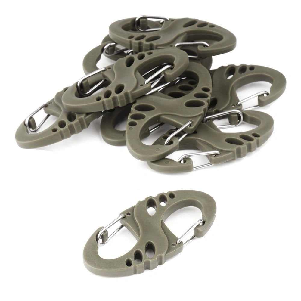 Karabinai Mil-Tec S-hook, 10vnt.