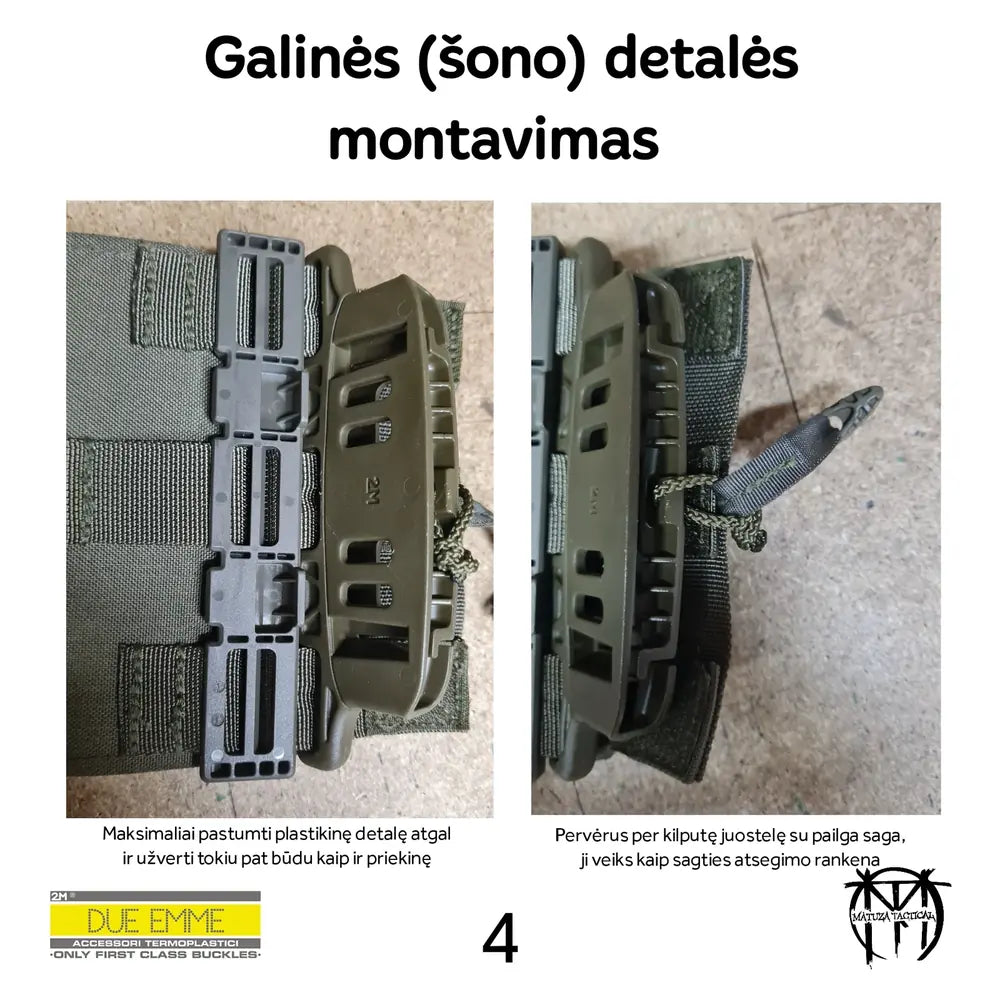 2M Spider/BC 75 pakaitinė greito atsegimo sagtis