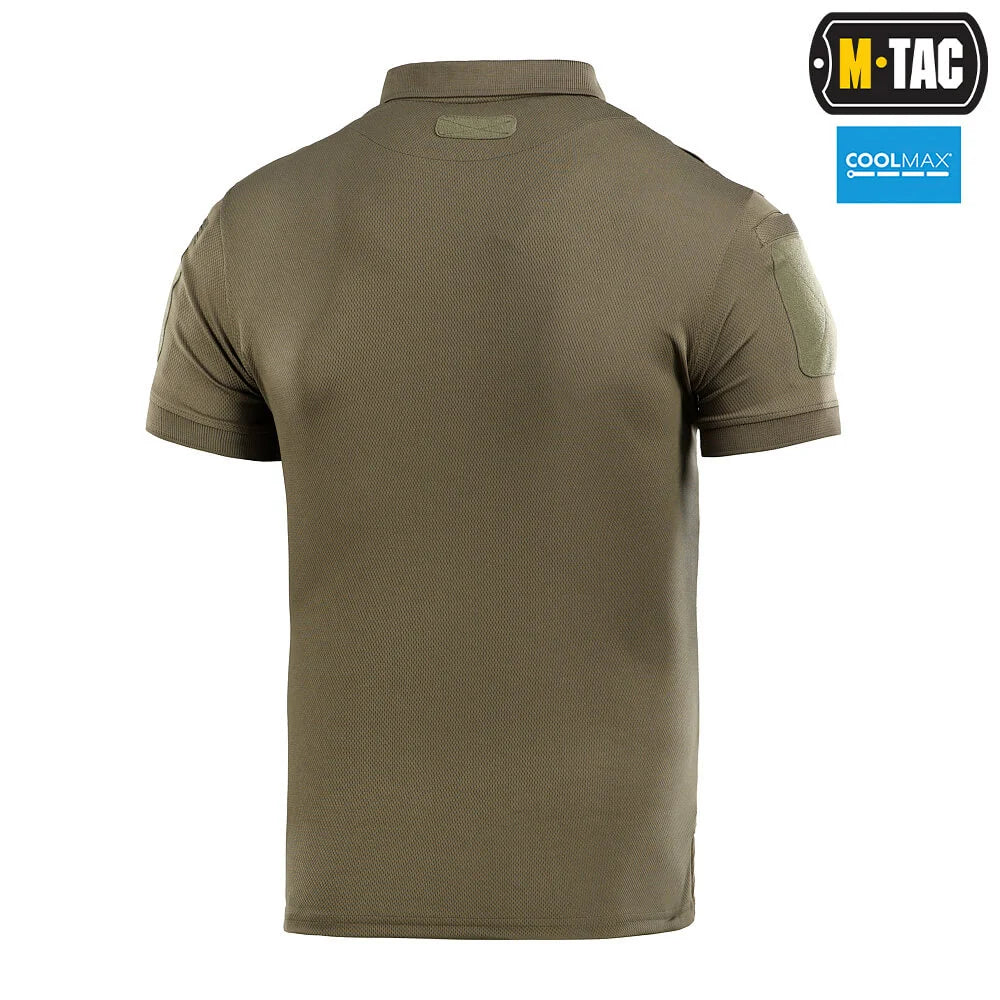 Taktiniai marškinėliai M-Tac Elite Tactical Coolmax, polo stiliaus