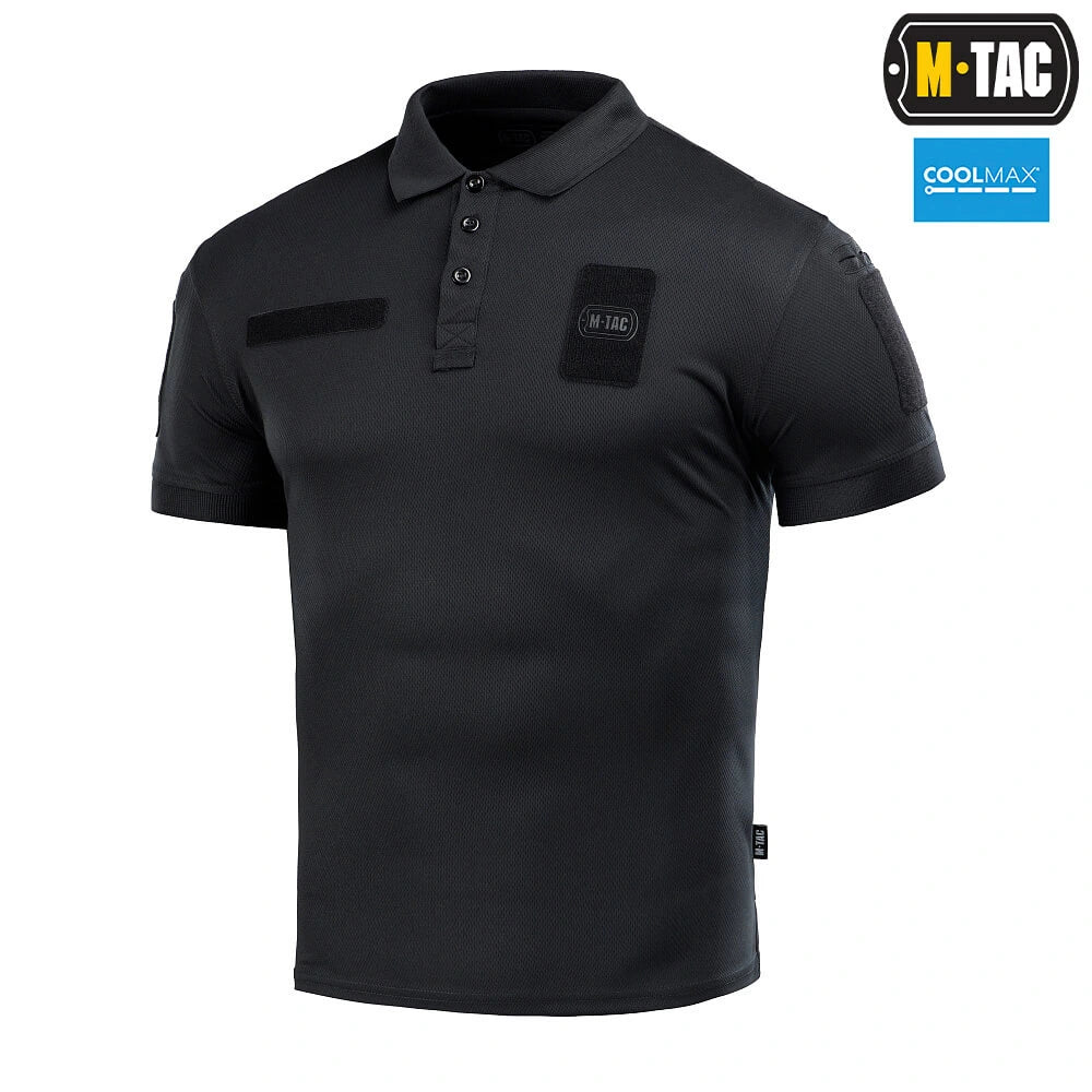 Taktiniai marškinėliai M-Tac Elite Tactical Coolmax, polo stiliaus
