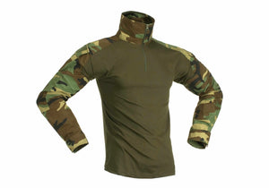 Taktiniai marškiniai Invader Gear Combat Shirt, Woodland