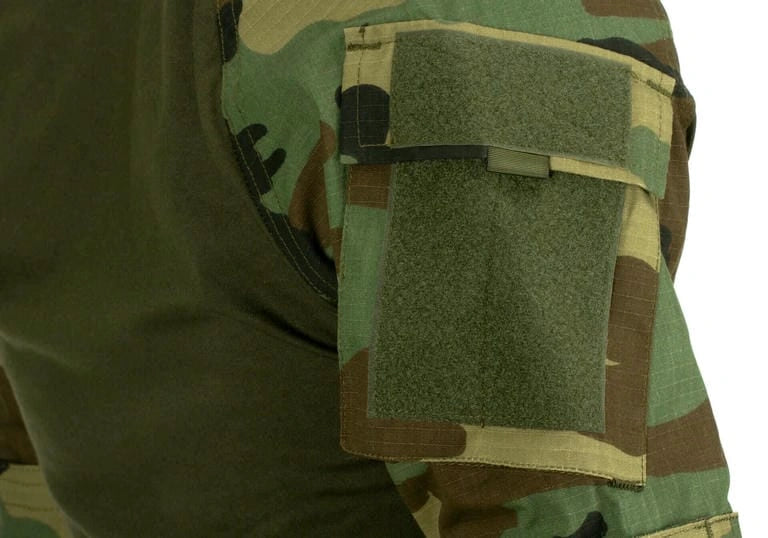 Taktiniai marškiniai Invader Gear Combat Shirt, Woodland