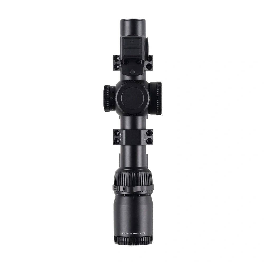 Taktinis kolimatoriaus ir optikos komplektas Vortex AR: Luneta Venom 1-6x24 AR-BDC3 MOA, Kolimatorius Venom 3 MOA