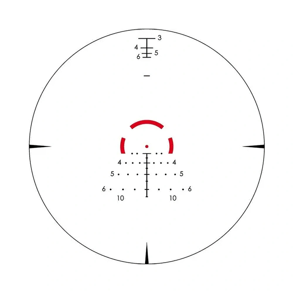 Taktinis kolimatoriaus ir optikos komplektas Vortex AR: Luneta Venom 1-6x24 AR-BDC3 MOA, Kolimatorius Venom 3 MOA
