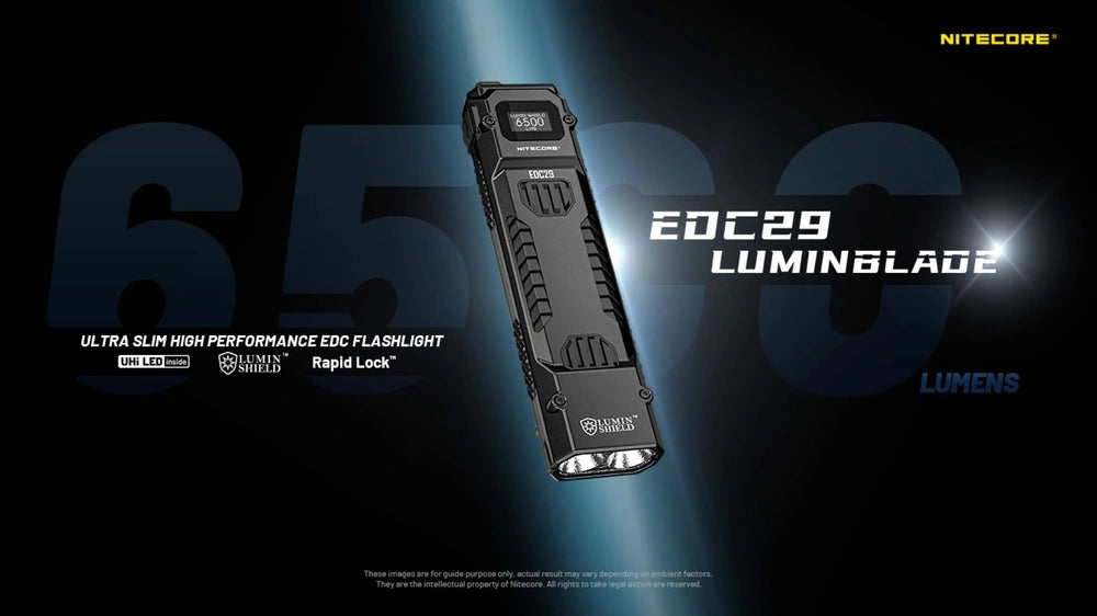 Žibintuvėlis Nitecore EDC29, 6500lm.