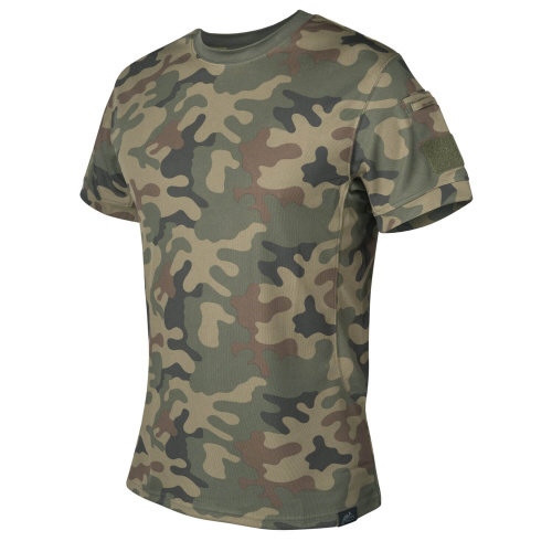 Greitai džiūstantys ir vėsinantys taktiniai marškinėliai Helikon Tex Tactical Topcool, pl camo spalvos